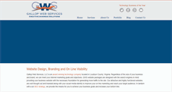 Desktop Screenshot of gallopwebservices.com