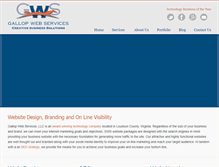 Tablet Screenshot of gallopwebservices.com